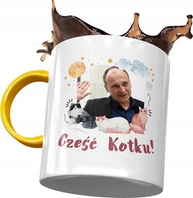 Sárga Pawel Kukiz Kukiz 15 Bögre Ajándék Nyomtatott Fotóval