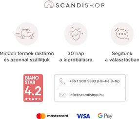 Függőfotel MOLINE fekete állvánnyal, bézs