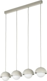 TK LIGHTING 10213 BONO Többágú Függesztett Lámpa Bézs, Fehér G9 IP20