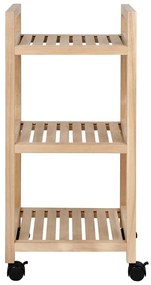 Natúr színű fürdőszobai polcos állvány 35x72 cm Acina – Wenko