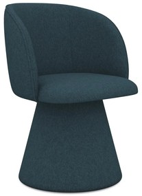 Petróleum színű kárpitozott étkezőfotel Maia – Makamii