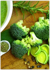 Poszterek A4 Pion Zöld zöldségek Egészség