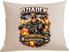 Párna párnahuzat Ajándék nagypapának Különleges egység nagypapa!