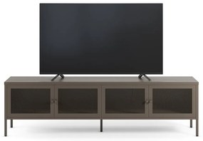 Szürke fém TV-állvány 160x50x35 cm Fayna – Marckeric