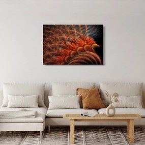 Kép - Absztrakt toll utánzat (90x60 cm)