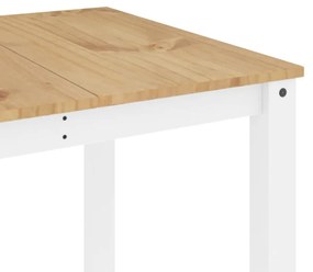 Panama fehér tömör fenyőfa ebédlőasztal 180 x 90 x 75 cm