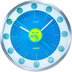 Érdekes Falióra Quartz Kerek Mosoly Arcok Gyerekeknek Otthonra 30cm