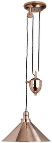 Elstead PV-P-CPR - Csillár zsinóron PROVENCE 1xE27/100W/230V réz