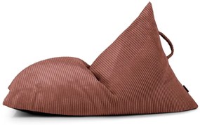 Téglavörös kordbársony gyerek babzsákfotel Razzy – SLOWDOWN