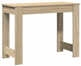 sonoma tölgy színű szerelt fa íróasztal 100x45x75 cm