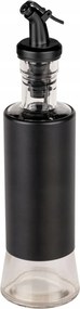 Üveg Adagoló Olajpalack Ecet Fekete 300 ML 25X6,5 CM Wenko
