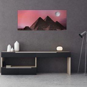 Kép - Piramisok giza, Egyiptom (120x50 cm)