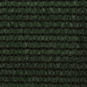 sötétzöld HDPE erkélytakaró 75 x 600 cm