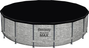 Bestway MONTEGO kőhatású fémvázas medence szett 488 cm x 122 cm