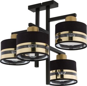 Sigma lighting modern mennyezeti lámpa pro fekete arany sig32145