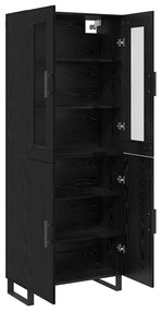 Magasfiú Musta tammi 69.5 x 34 x 90 cm Faanyag