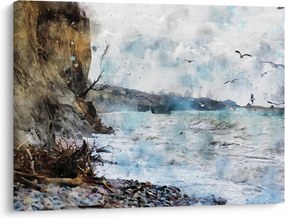 Kép - Zátony, akvarell (70x50 cm)