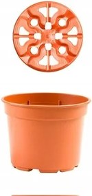 Termelő kaspó 13cm terrakotta opak. 10db