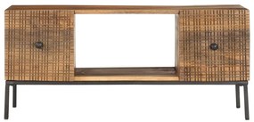 Tömör mangófa dohányzóasztal 90 x 45 x 40 cm