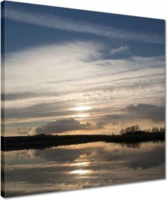 Vászonkép 40x40 Naplemente