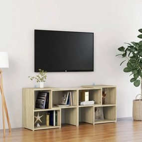 Sonomatölgy színű forgácslap tv-szekrény 104x30x52 cm