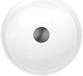 Deante Silia, gránit munkalap mosogató 36x36x12,5 cm, fehér, DEA-CQS_AU4S