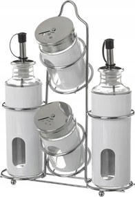 Asztali Rendszerező Fűszerek Olaj Ecet Só-borsszóró Szett