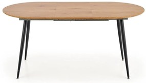 BALNOR étkezőasztal tölgy/fekete