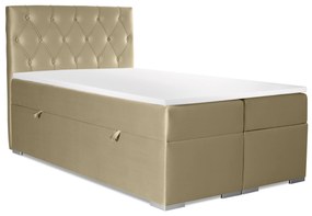Franciaágy Boxspring 140 cm Ronda (arany) (tárolóhellyel). Akció -17%. 1044226