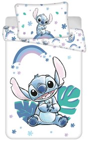 Disney Lilo és Stitch, A csillagkutya Rainbow gyerek, ovis ágyneműhuzat 100×135 cm, 40×60 cm
