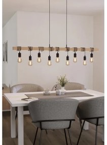 Eglo 44099 - TOWNSHEND kábeles csillár 9xE27/60W/230V