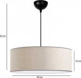 Opviq függőlámpa, krém