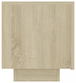 sonoma-tölgy színű forgácslap éjjeliszekrény 100 x 35 x 40 cm