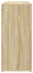 Cipősszekrény polcokkal sonoma tölgy 77.5 x 30 x 67 cm Faanyag