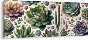 Kép - Pozsgás növények (120x50 cm)