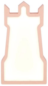 Rózsaszín gyerek éjjelilámpa Tower – Candellux Lighting