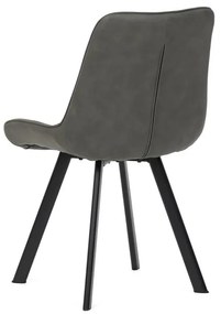 Szürke Vintage Szövet Étkezőszék. HC-V3066 GREY3
