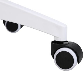 Irodai szék, szürke/fehér, PASTURA