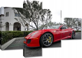 Faliórák 100x70 Piros Ferarri