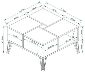 Nirvana Marble konferenciaasztal