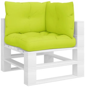 3 db élénkzöld szövet raklappárna