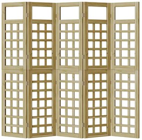 Kültéri adatvédelmi képernyő Kézi 5 pcs Barna 200 x 180 cm