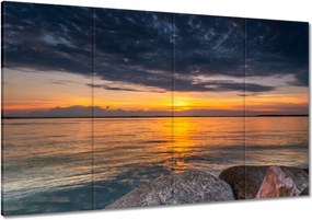 Képek 120x80 Sziklák Tenger Nap