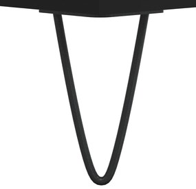 vidaXL fekete szerelt fa cipősszekrény 102x36x60 cm