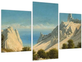 Kép - Georg Emil Libert, View of Sommerspiret, the Cliffs of Møn, reprodukciók (90x60 cm)