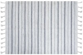 Törtfehér és szürke szőnyeg 140 x 200 cm BADEMLI Beliani