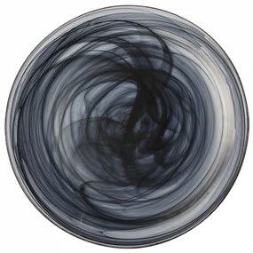 S-art - Lapostányér fekete 28 cm - Elements Glass (321910)