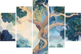 Kép – Kozmikus fa (150x105 cm)