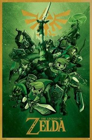 Zelda legendája Link poszter