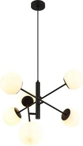 Meduza beltéri függeszték 6xe14 ip20 matt fekete